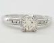 0.37 Ct Antique / Vintage 14k Art Deco Old European Diamond Engagement Ring