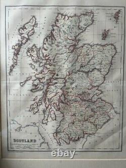 125+ Year Old Map of Scotland in Frame