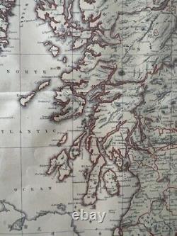 125+ Year Old Map of Scotland in Frame