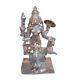 1750's Old Vintage Antique Copper Hand Carved Hindu Goddess Durga Figure Statue