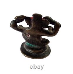 1800's Old Vintage Antique Copper / Bronze Very Rare God Ganesh Statue / Figure