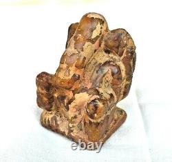 1800's Old Vintage Antique Hand Crafted Stone Hindu God Ganesha Statue / Figure