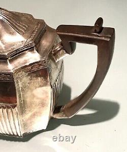 1801 Vintage Antique England Silver Teapot John Robins, London Decor Old