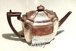 1801 Vintage Antique England Silver Teapot John Robins, London Decor Old