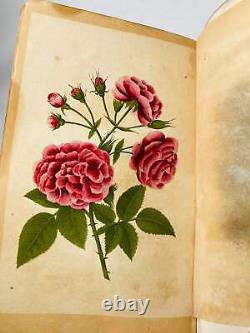 1845 ANTIQUE The Ladies Scrap Book, a 180 year old GORGEOUS vintage collection o