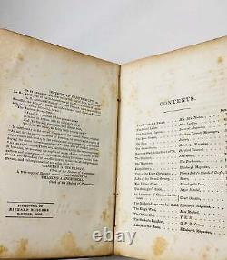 1845 ANTIQUE The Ladies Scrap Book, a 180 year old GORGEOUS vintage collection o