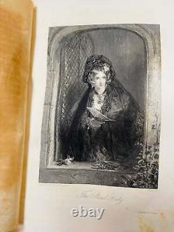 1845 ANTIQUE The Ladies Scrap Book, a 180 year old GORGEOUS vintage collection o