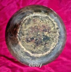 1850's Old Vintage Antique Ganga-Jamna Handcrafted Rare Brass & Copper Water Pot