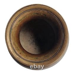 1850's Old Vintage Antique Unique Shape Beautiful Fine Engraved Brass Water Pot