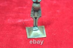 1900s Old Vintage Brass Figure Antique Home Decorative Collectible