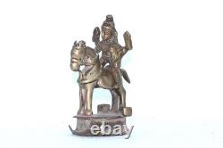 1930 Old Vintage Brass Horse-man Figure Antique Home Decor Collectible