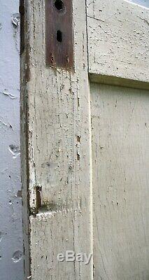 34x80 Antique Vintage Old SOLID CHESTNUT Wood Wooden Exterior Entry Door Window