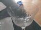 4 Old Antique Vintage Fine Libbey Cut Crystal Martini Glass Stems Stemware Wine