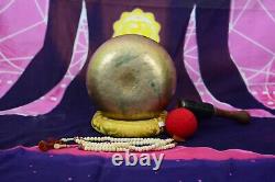 6 Antique Old Vintage Singing Bowls-Tibetan Balanced Mantra Set Bowl-7 chakra
