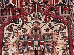 7x10 VINTAGE ORIENTAL RUG WOOL ANTIQUE HAND-KNOTTED old handmade carpet 6x9 8x10