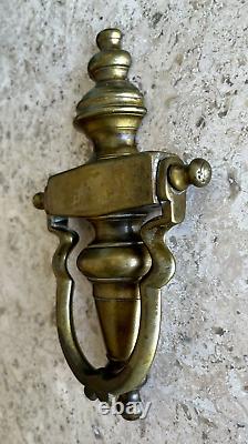 ANTIQUE c. 1907 BOSTON VICTORIAN TORCHIERE ARCHITECTURAL SALVAGE DOORKNOCKER