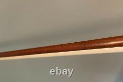 A 4/4 antique Silver Mounted German violin bow Old Vintage
