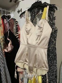 Agent provocateur corset Old Hollywood Glamour Champagne Bodysuit One Piece 34D