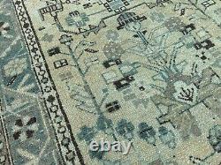 Antique 100 Years Old Vintage Runner Hand Knotted Wool Boho Decor Runner Rug