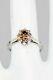 Antique 1920s $10k 1.89ct Old Euro Natural Champagne Diamond 18k White Gold Ring