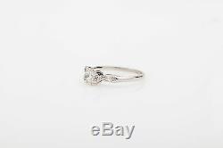 Antique 1920s 1.25ct Old Euro Diamond Platinum Wedding Ring