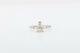 Antique 1930s $6000 1.50ct Old Pear Cut Vs Diamond Platinum Wedding Ring
