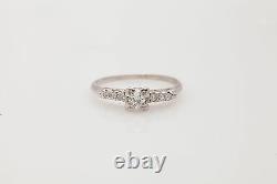 Antique 1940s. 50ct VS I Old Mine Cut Diamond Platinum Wedding Ring