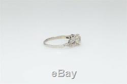 Antique $22,000 1920s 2ct Old Euro Diamond Platinum Wedding Ring APPRAISAL