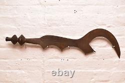 Antique CONGO old African knife Executioner Sword Weapon Ngulu Ngmabe 28 VTG