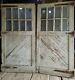 Antique Carriage Door Set Measure 96 X 96 Overall Vtg. Barn, Garage Old Paint