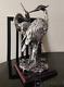 Antique Figure 925 Silver Plating Signed Statue Sculpture Decor Rare Old 20th