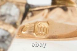 Antique Georgian Victorian 1800s $4000 2ct Old Mine Cut Diamond 14k Gold Ring