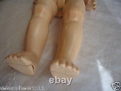 Antique Old Vintage Doll With White Dress