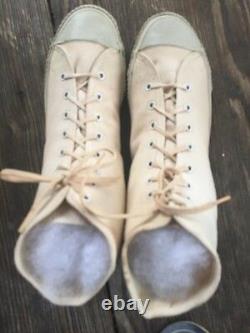 Antique Old Vintage Mint Basketball Shoes Mint Sneakers keds 8.5 High top
