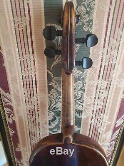Antique Old Vintage Violin 4/4 Size Richard Ribus Maker Nice Sound