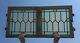 Antique Pair Casement Cabinet Doors Windows Leaded Stained Glass Old Vtg 443-18e