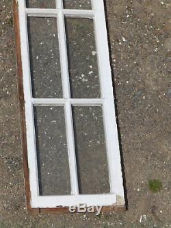 Antique Pair Entry Door 8 Lite Side Light Windows 10 Lite Transom Old Vtg 701-16