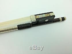 Antique Vintage Fine Old French Violin Bow by Prosper Colas 1880 Refresh RNC0110