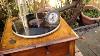 Antique Vintage Old Gramophone Phonograph With Horn U0026 Swiss Motor Thorens Sell On Ebay