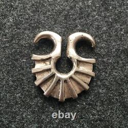 Antique Vintage Tribal Pendant Heavy Old Silver Bali, Indonesia