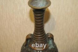 Antique Vintage Vase Chinese BRONZE ANCIENT VASE Rare Old 1910