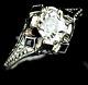 Art Deco Gia Old Mine Cut Diamond 18k White Gold Ring Engagement Antique Vintage