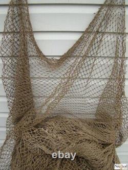 Authentic Used Fishing Net Old Vintage Fish Netting Nautical Maritime Decor