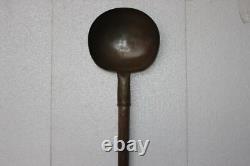 Big Size Spoon Cooking Purpose 1900s Old Vintage Antique Sambar Collectible