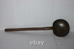 Big Size Spoon Cooking Purpose 1900s Old Vintage Antique Sambar Collectible