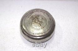 Brass Small Jewellery Box 1900's Old Vintage Antique Collectible Z-94