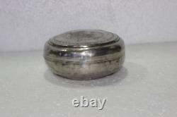 Brass Small Jewellery Box 1900's Old Vintage Antique Collectible Z-94