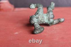 Brass Statue Baby Krishna Old Vintage Antique Home Decor Collectible A-72