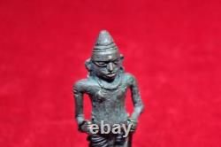 Brass Statue Figure 1900 Old Vintage Antique Home Decor Collectible