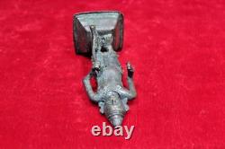 Brass Statue Figure 1900 Old Vintage Antique Home Decor Collectible